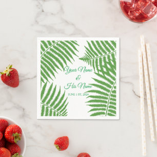 Green Ferns Thunder_Cove Napkin