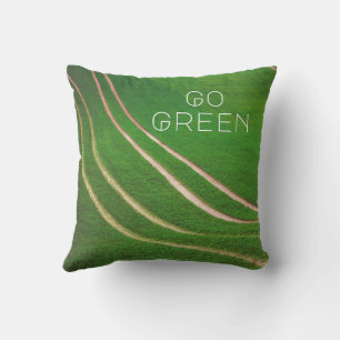 Green fields  cushion