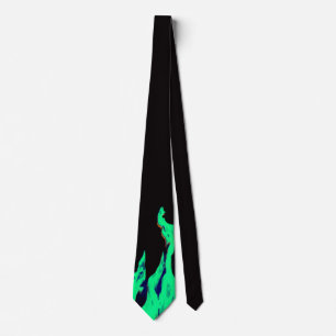Green fire - Flame Flame K Tie