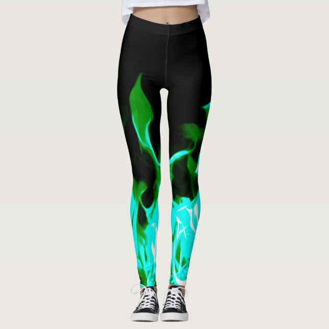 Green Fire legging (Front)