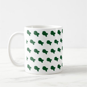 Green Fishy Fishy White     Coffee Mug