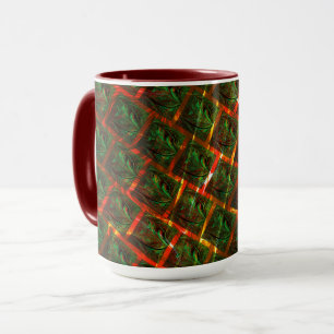 'Green fit eyes', scratches or red grid. Mug