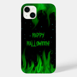 Green Flames in the Starlight Sky Case-Mate iPhone 14 Plus Case