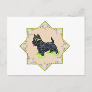 Green FlipFlops Postcard