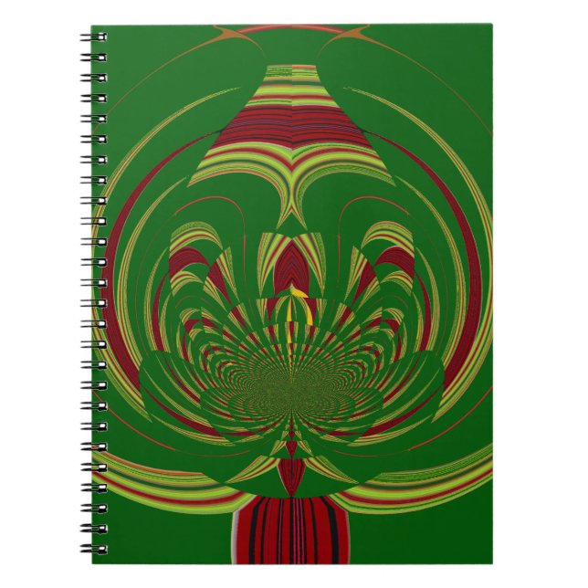 Green Floral Notebook (Front)