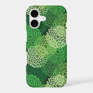 Green floral pattern
