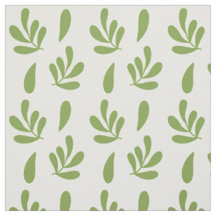 Green Floral Pattern Fabric