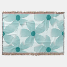 Green floral pattern.
