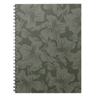 Green Floral seamless pattern backgroundabstract,  Notebook