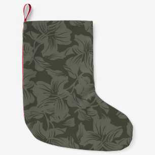 Green Floral seamless pattern backgroundabstract, Small Christmas Stocking