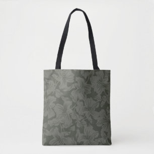Green Floral seamless pattern backgroundabstract, Tote Bag