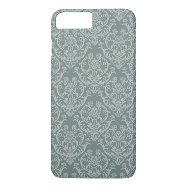 Green floral wallpaper Case-Mate iPhone case (Back)