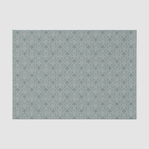 Green floral wallpaper tissue paper