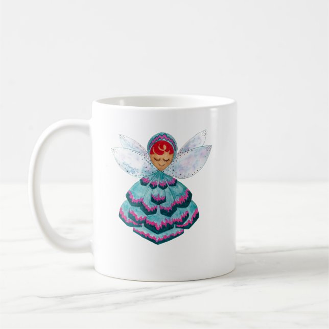 Green Floret Pixie Mug (Left)