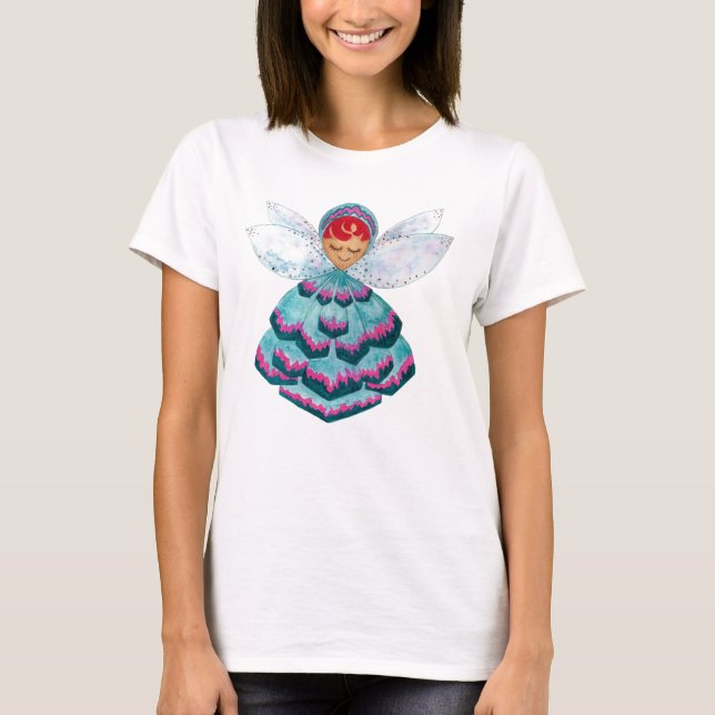 Green Floret Pixie T-Shirt (Front)
