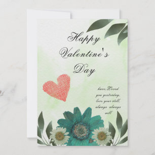 Green Flower - A Love Like No Other Holiday Card