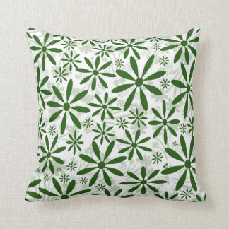 Green Flower Cushion