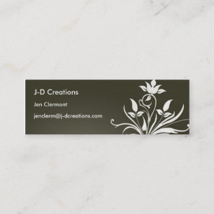 Green Flower - Customised Mini Business Card