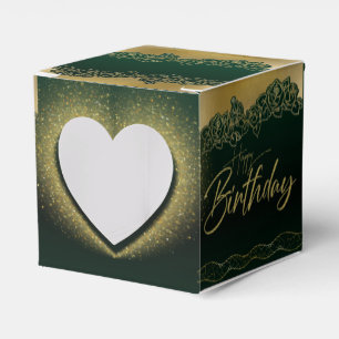 Green Flower Gift Box for Compliance