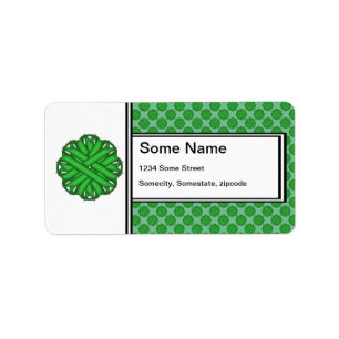 Green Flower Ribbon by Kenneth Yoncich Label