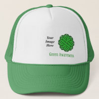 Green Flower Ribbon Template by Kenneth Yoncich