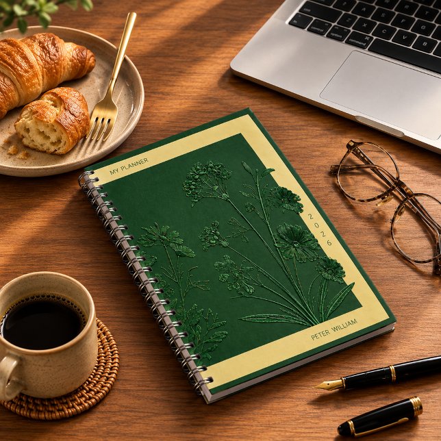 GREEN FLOWERS  NOTEBOOK (Creator Uploaded)
