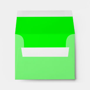 Green Fluo Neon Colour Customise This! Envelopes