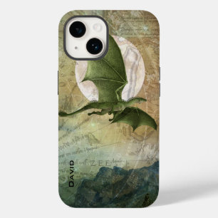 Green Flying Dragon Personalised Case-Mate iPhone 14 Case