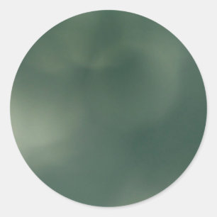 Green Fog Classic Round Sticker