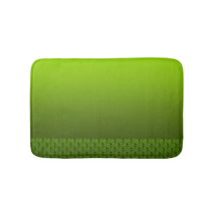 Green Foliage Bath Mat