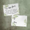 Green Foliage Display Baby Shower Gift Card