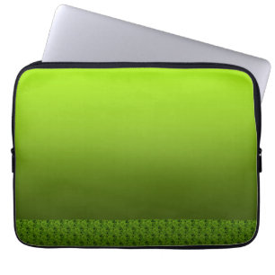 Green Foliage Laptop Sleeve