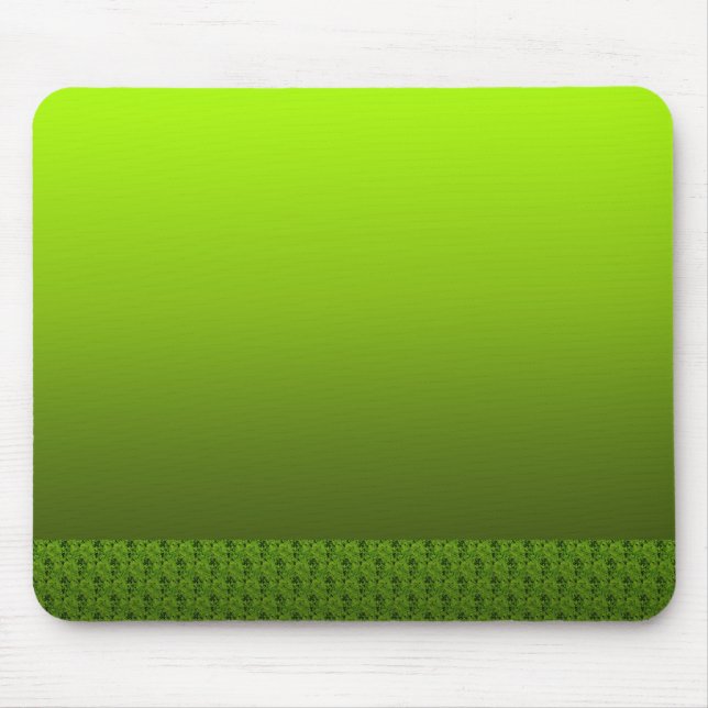 Green Foliage Mouse Pad (Front)