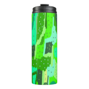 Green Foliage Thermal Tumbler