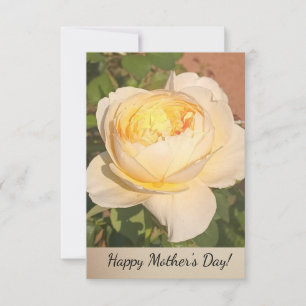 Green Foliage Watercolor Flowers  Thank You Card