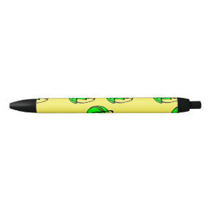 Green football helmet black ink pen