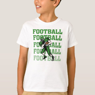 Green Football Player T-shirts and Gifts