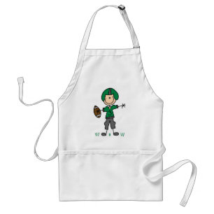 Green Football Player T-shirts and Gifts Standard Apron