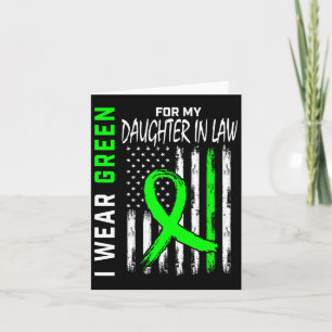 Green For My Daughter In Law Kidney Disease Awaren Card
