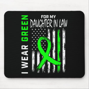 Green For My Daughter In Law Kidney Disease Awaren Mouse Pad