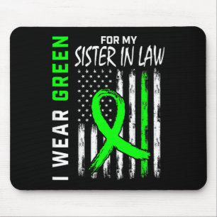 Green For My Sister In Law Kidney Disease Awarenes Mouse Pad