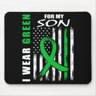 Green for son mental health awareness items mouse pad