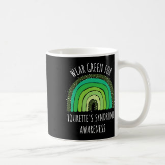 Green For Tourettes Syndrome Awareness  Coffee Mug