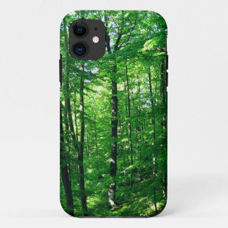 green forest iPhone 11 case