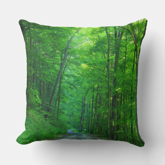 Green Forest Cushion (Front)