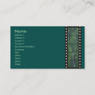 Green Forest Filmstrip Profile Card