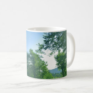Green Forest Landscape Photography   Magnet Coffee Mug