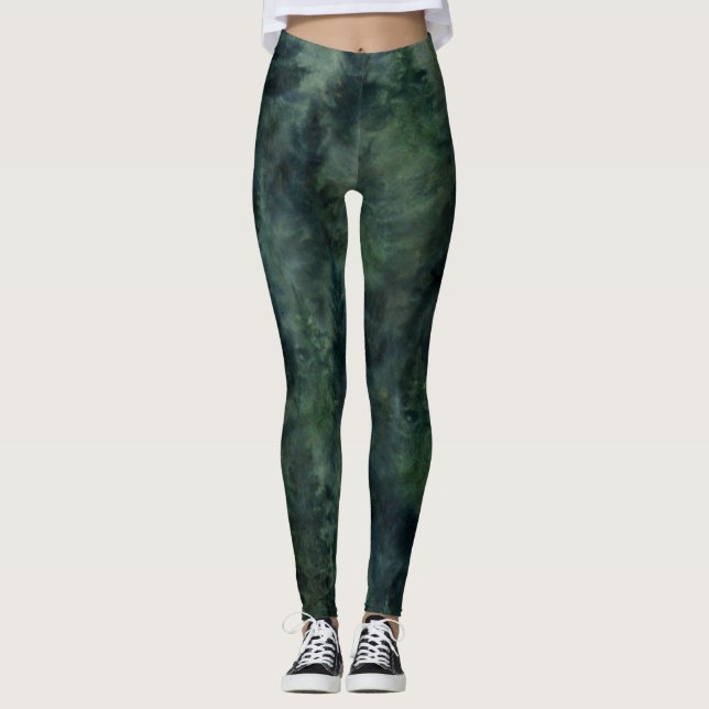 Green Forest Leggings (Front)