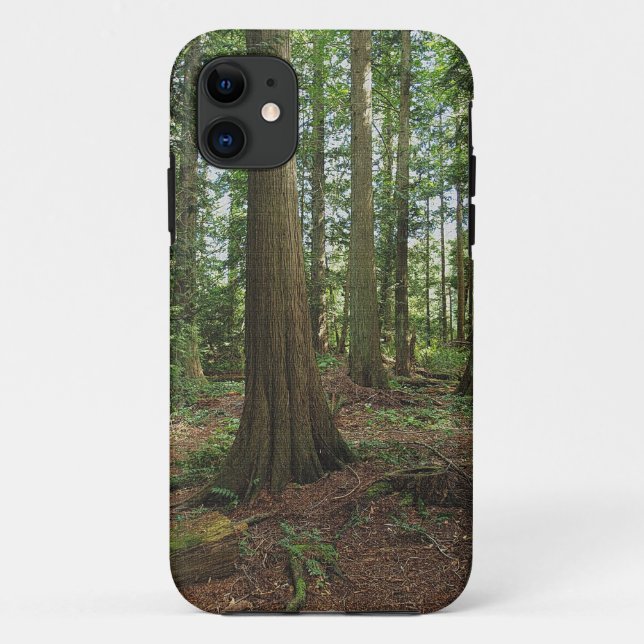 Green Forest Woodlands Tree Nature Photo Case-Mate iPhone Case (Back)