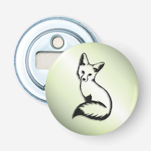 Green Fox Bottle Opener